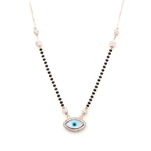 18kt Gold Evil Eye Mangalsutra Design